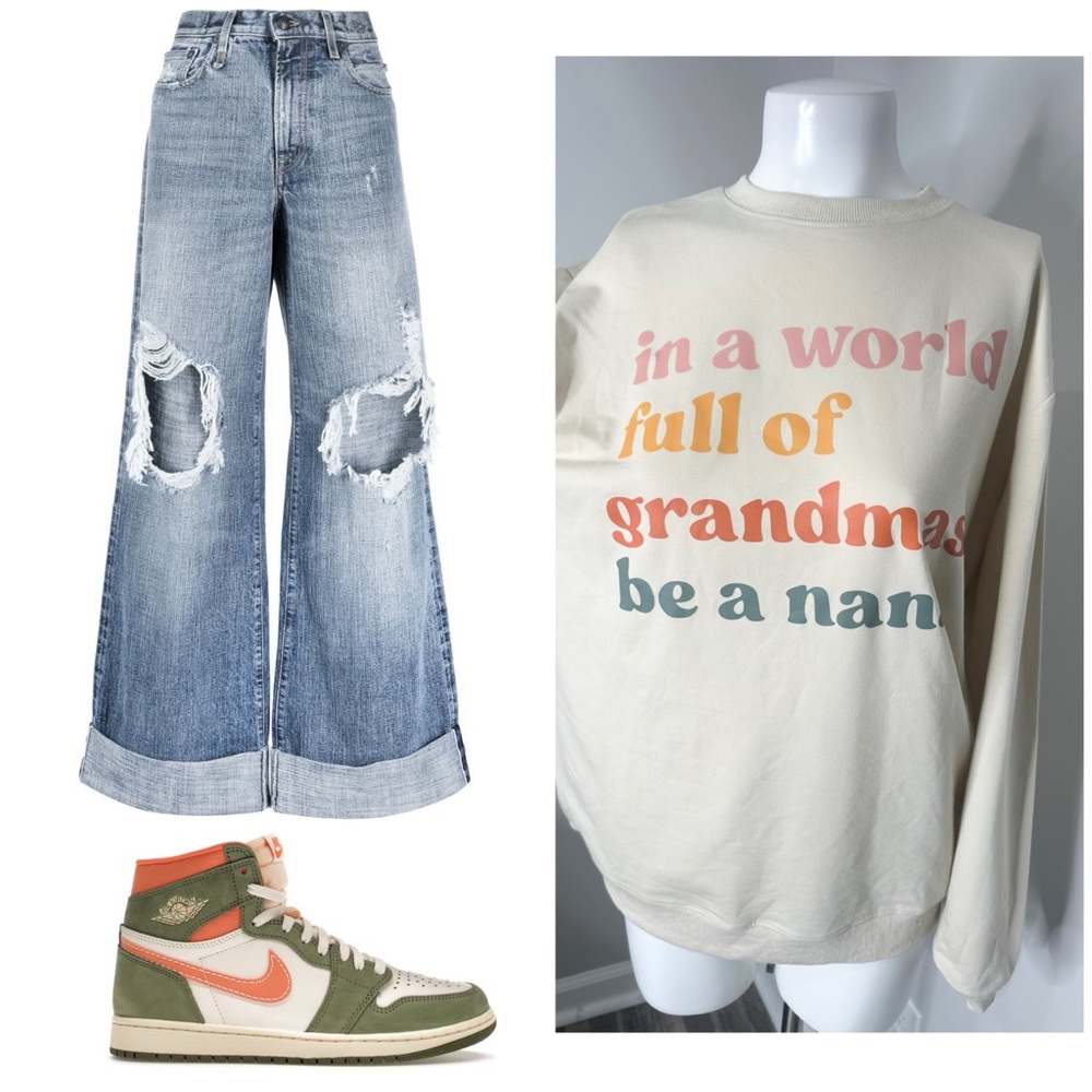 GRANDMA/NANA SWEATSHIRT- MEDIUM - PRELOVED